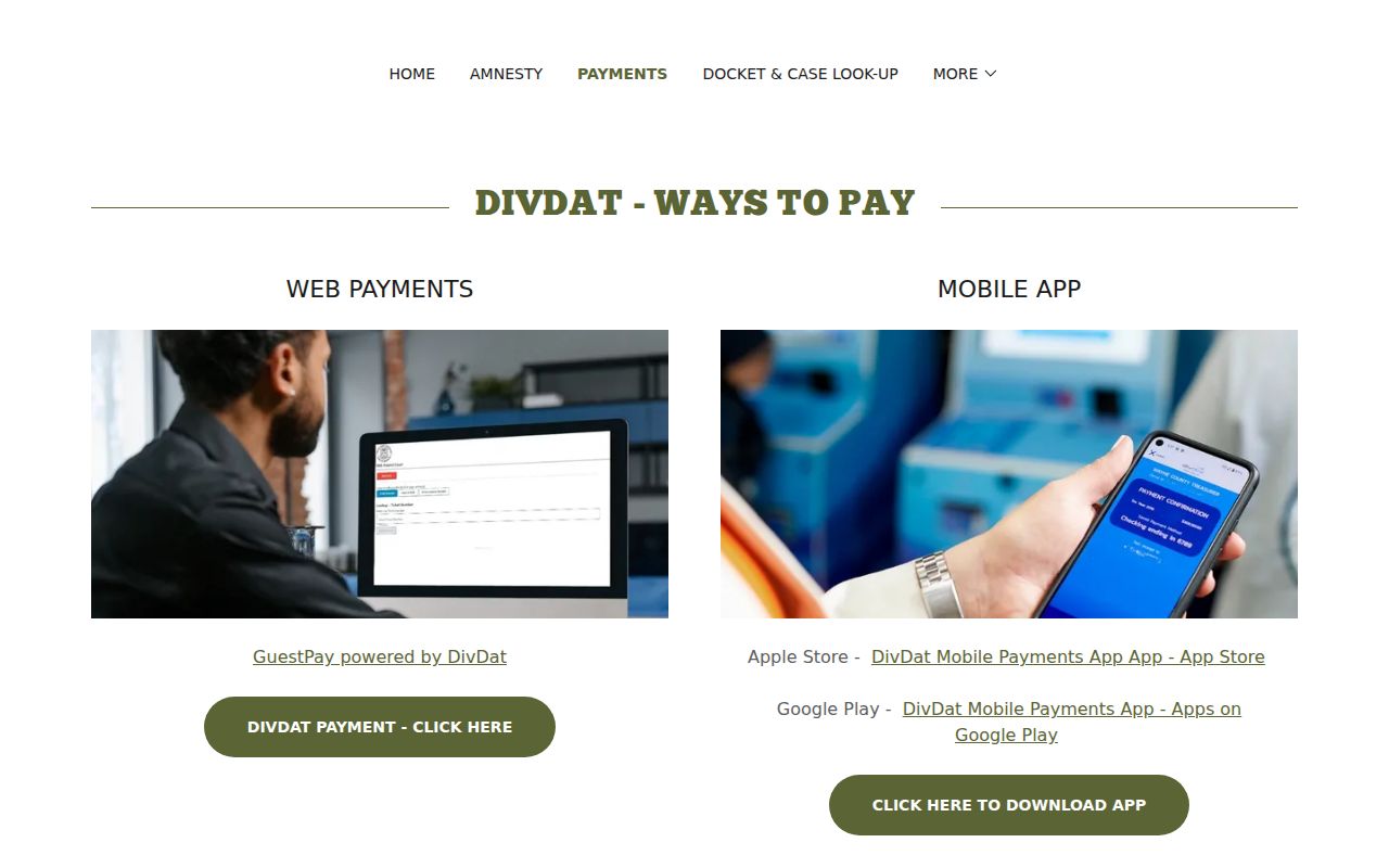 Eastpointe court payment methods for Macomb County warrant and citation costs